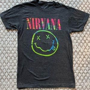 NEW Nirvana Smile T-shirt